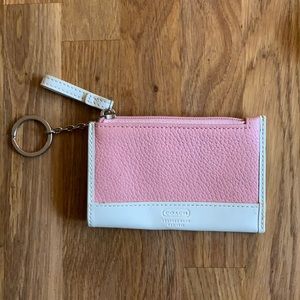 Coach wallet with key chain.